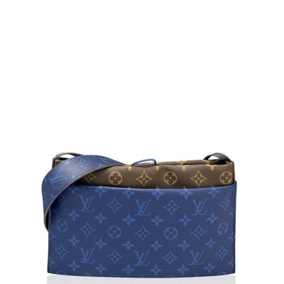 Louis Vuitton Shoulder Bag Brown Blue Monogram (gl022626d3)