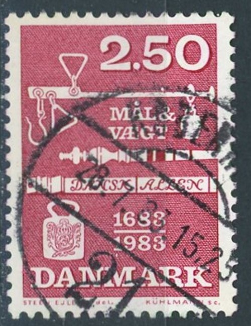 sm0254 Denmark - Sc#740 Used - Final Closeout