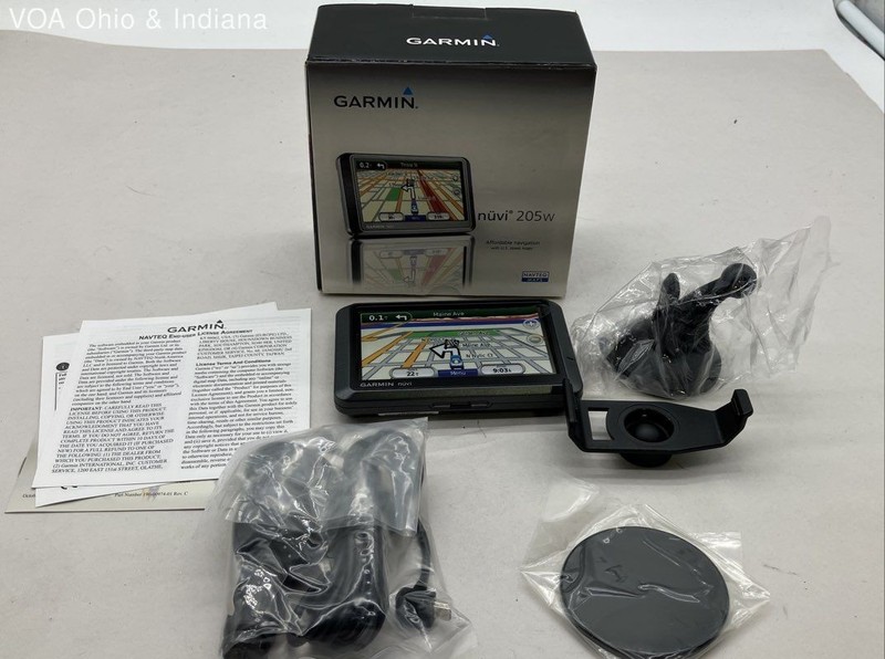 Garmin nuvi 205w Widescreen Portable GPS Navigator 4.3" US Maps New Open Box