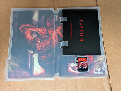 Carrion - Nintendo Switch - CIB - Devolver Digital - Very Good