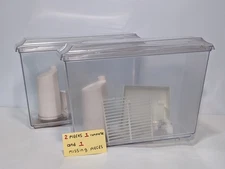 Unbranded Beverage Dispensers w/ Filter Comprtmnt, 1 Complete / 1 Missing Parts