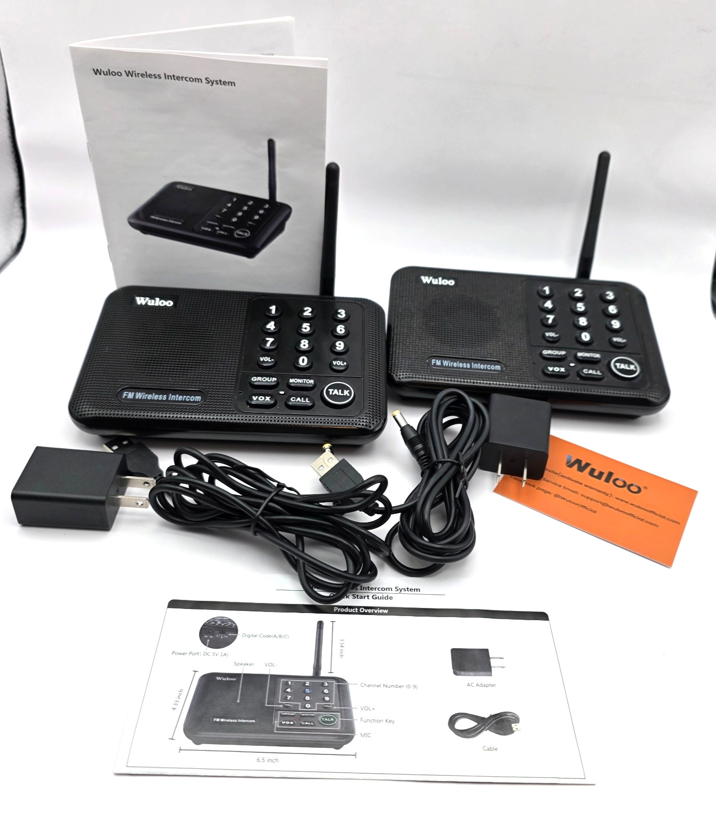 1 Mile Range Home Security  10-channel 2 Pk