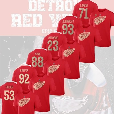 SALE 30% Detroit Red Team Collection Name & Number Players Unisex Gift For Fan