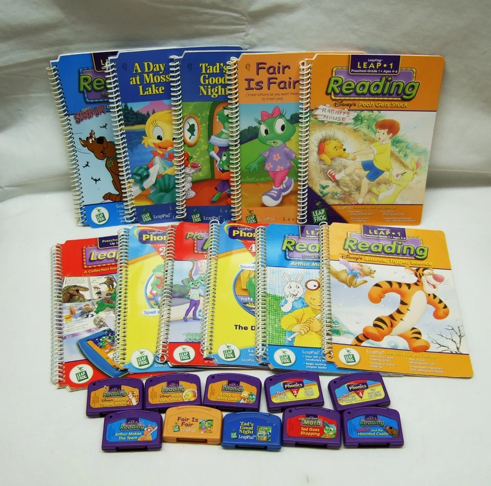 10 cartuchos de juego Leapfrog LeapPad con lote de libros ¡Súper bonitos! ¡Aprendizaje! Foto 3 de 4