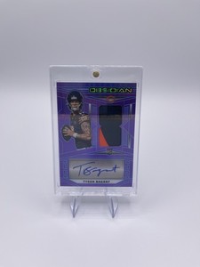 2023 Obsidian Tyson Bagent Purple Flood /30 Rookie Patch Auto FOTL RPA Bears