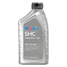 Mobil 123018 Gear Oil, Bottle, 1 Qt, Shc 634, 460, Orange