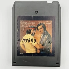 George Jones & Johnny Paycheck - Restored 8 Track Tape - New Pad and Splice
