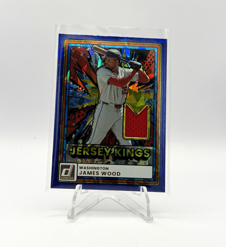 2026 Panini Donruss James Wood Jersey Kings JK-JW Washington Nationals