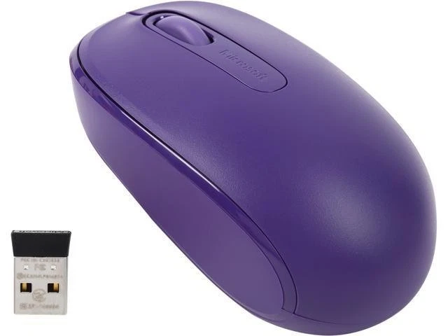 Microsoft 1850 Wireless Mouse - Dark Purple - Image 2 of 4