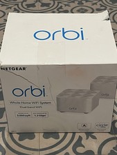 NETGEAR ORBI 2 PK WHOLE HOME WIFI SYSTEM DUAL BAND WiFi READ