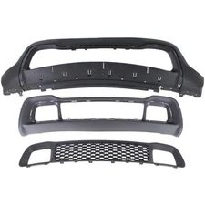Front Bumper Cover Kit For 2014-2016 Jeep Grand Cherokee CAPA