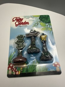 Fairy Garden Figurines - Set Of 2 By Fairy Crossings New and a high Dome