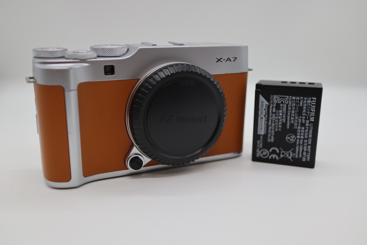 Fujifilm Fuji X-A7 Camel 24.2MP with battery used | eBay