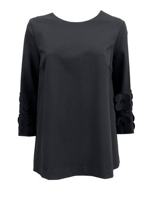 MEIMEIJ Bluse Damen Punto Milano Schwarz M4IA44 MADE IN ITALIEN