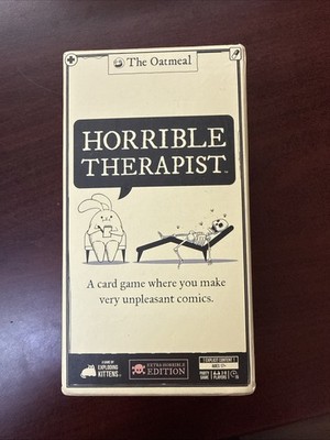 THE OATMEAL HORRIBLE THERAPIST CARD GAME