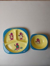 Selandia Melamine Barney Plate Bowl Set 1992