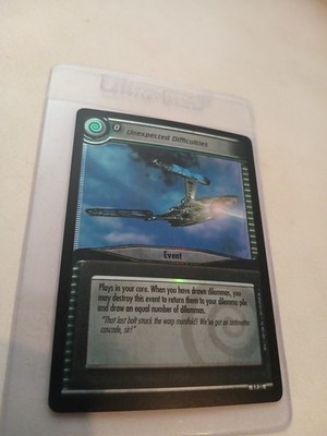 Star Trek CCG 2E Foil Promo Unexpected Difficulties 0P33 2005 Tcg Decipher Card