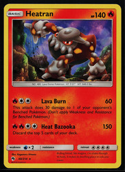 Heatran 48/214 Holo Rare Lost Thunder Pokemon Card