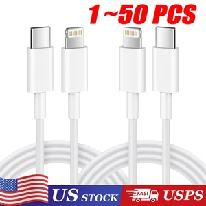 Fast Charger Cable Type USB C PD  Cord to For iPhone 14 13 12 11 Pro Max XR lot
