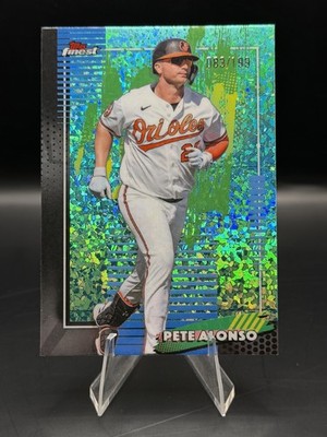 Pete Alonso 2026 Topps Finest #64 Aqua Mini Diamond /199 Baltimore Orioles