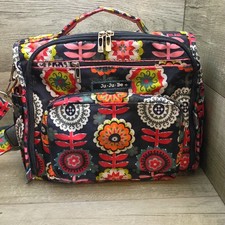 JuJuBe Diaper Bag Dancing Dahlias Print