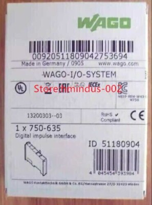 1 PCS 750-635 Digital Impulse Interface Module 750-635  WAGO New In Box Brand