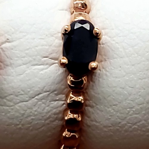 Anillos de piedra de nacimiento de oro rosa 10k varios meses colores y tamaños de dedos apilables - Imagen 8 de 8