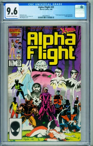 ALPHA FLIGHT #33 // CGC 9.6 // Lady Deathstrike 1st appearance // 3842445012