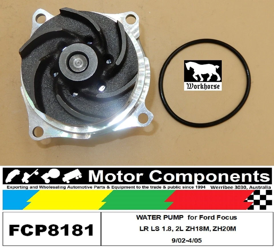 WATER PUMP FCP8181 for Ford  FOCUS LR LS 1.8, 2L ZH18M, ZH20M 9/02-4/05 - image 2 of 3