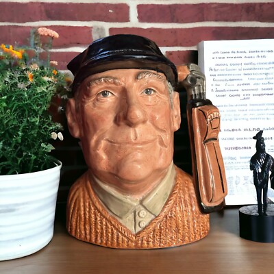 Vintage 1970 Royal Doulton Character/Toby Pitcher 'Golfer' (D6233