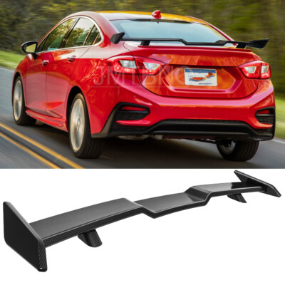 For Chevy Cruze LS LT 2010-2019 Carbon 57'' Rear Trunk Spoiler Wing Lip TRD Style