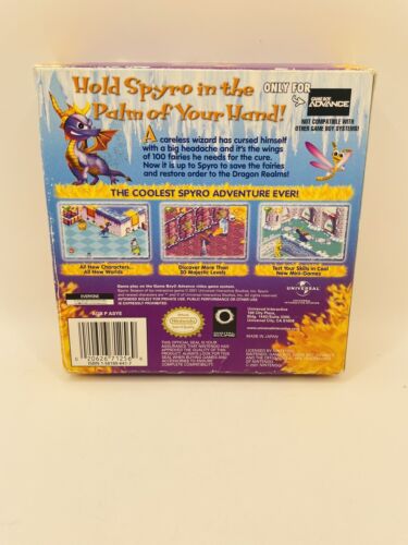 Spyro: Season of Ice (Nintendo Game Boy Advance) SOLO JUEGO Y CAJA - Imagen 2 de 6