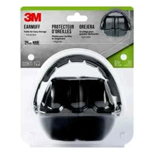 3M Lawn & Garden Folding Earmuff, 90563, Black