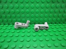 Lego 2 Light Bluish Gray technic 1x3 Pin Crank NEW