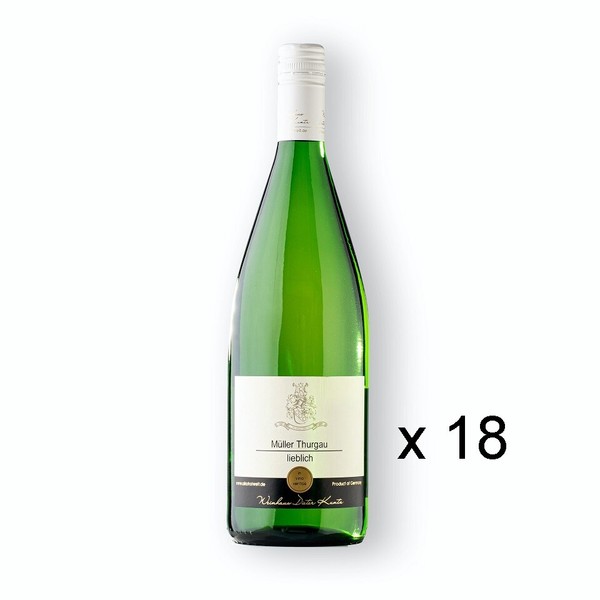 MüLler Thurgau Lieblich 2020 WeißWein Weingut Dieter Kuntz Vegan (18X1,0L)-image
