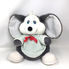 Vintage 1987 Applause Wallace Berrie Sugarplum Mouse Plush Pajamas Night Cap