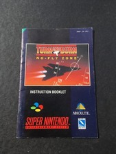 Super Nintendo Turn And Burn No Fly Zone UKV, Very Good Condition