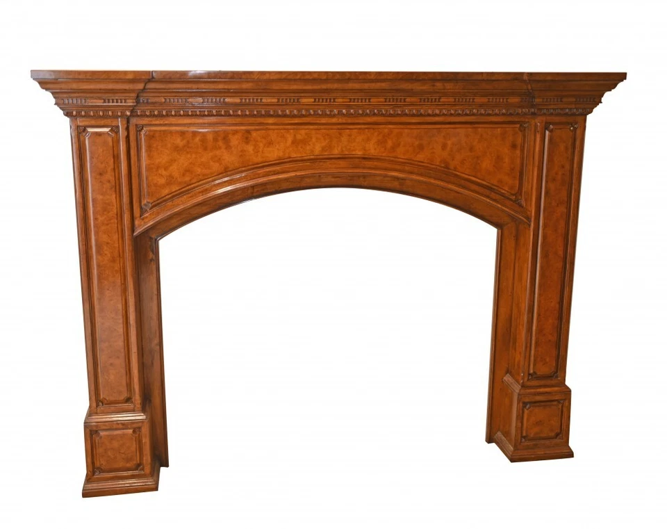 Regency Fire 环绕壁炉胡桃木地幔 — 第 2/4 张图片