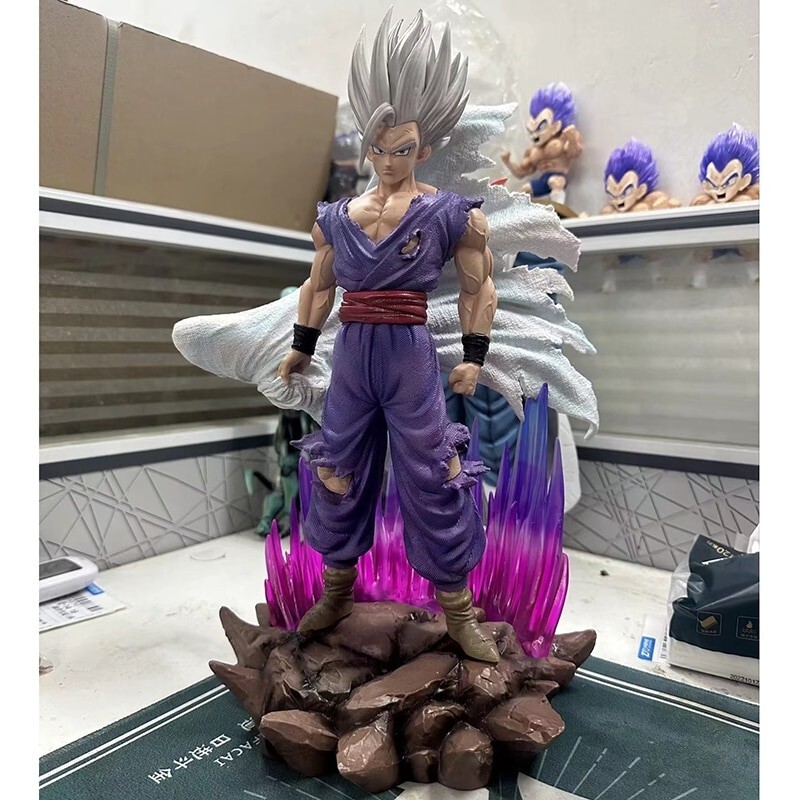 Super Saiyan White Gohan Dragonball Z Model Statue Action Figure
