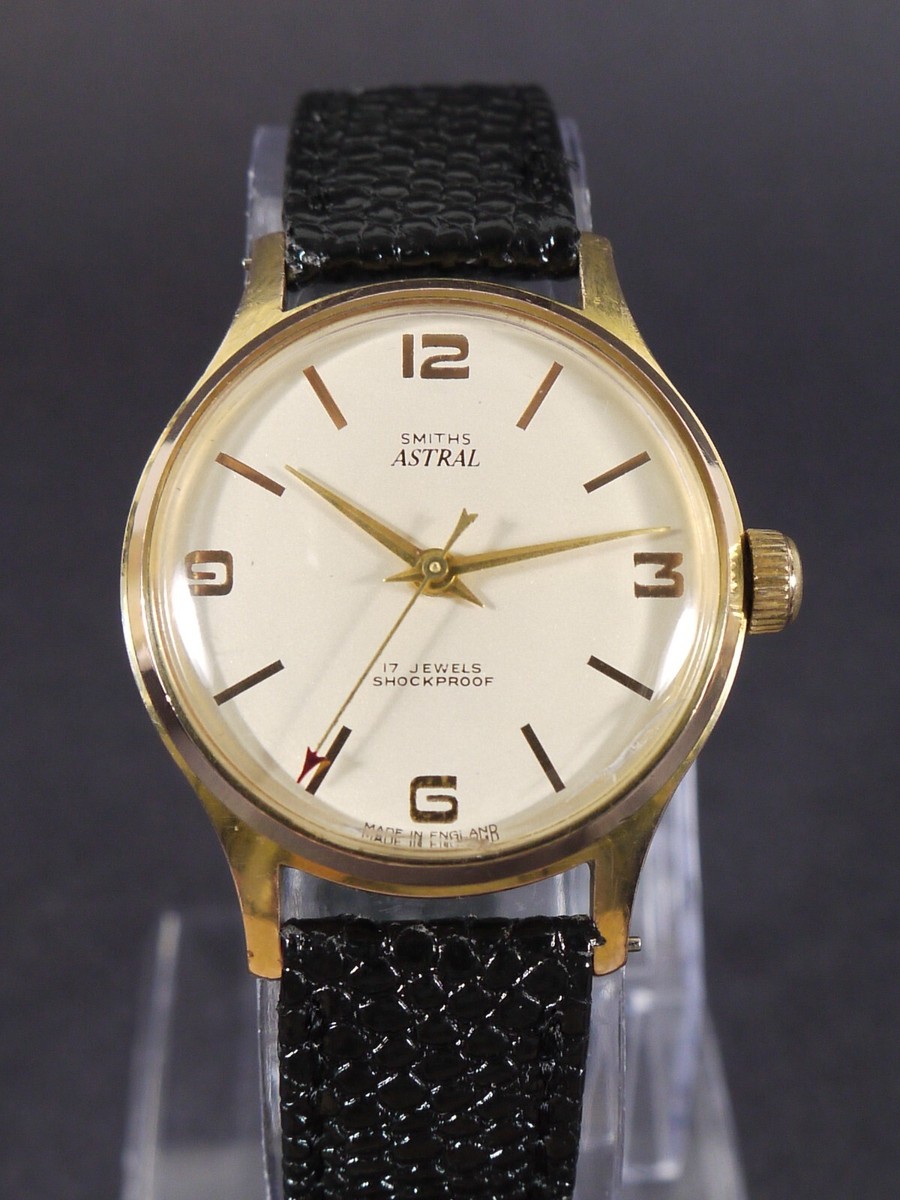 Vintage 1950's Smith Astral 17 Jewels Shockproof Men's Watch Made