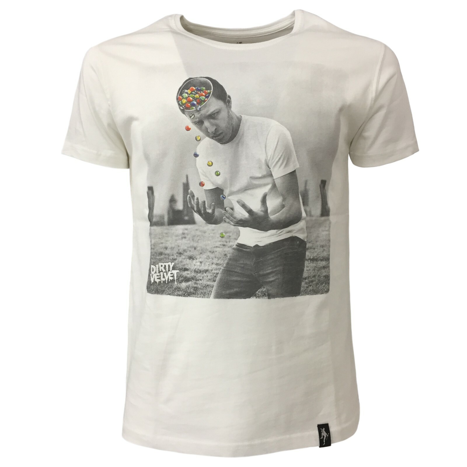 Футболка uomo bianco DIRTY VELVET Теряешь самообладание DV64704 из 100% органического хлопка