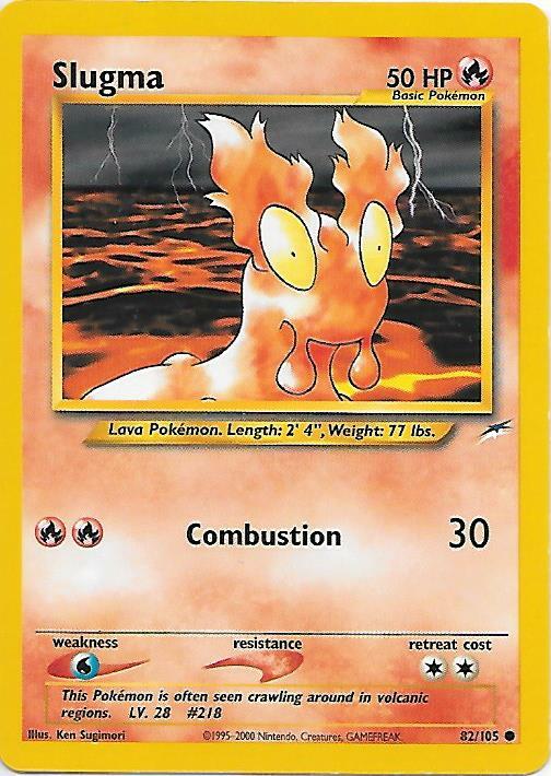 SLUGMA 82/105 Neo Destiny Pokemon Card  EX