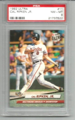 希少　極美品　オリオールズ　カルリプケン #8 Cal Ripken Jr. 1992 Ultra PSA 8 | eBay