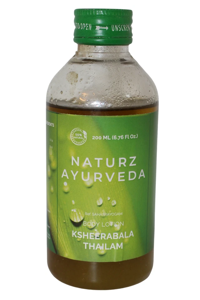 Naturz Ayurveda Ksheerabala Thailam 200ml | Vaidyaratnam Oushadhasala
