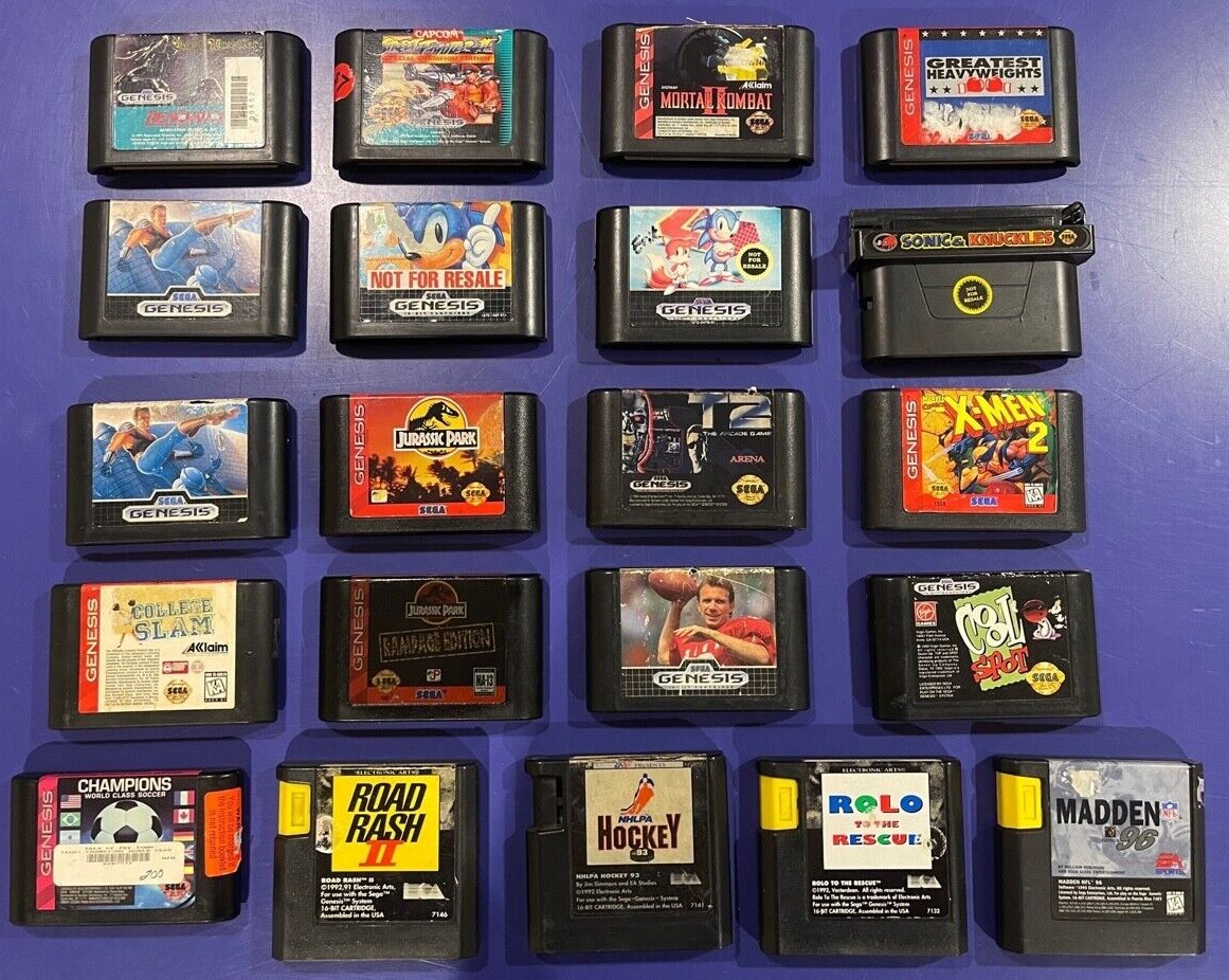 YOU PICK SEGA Genesis Games - Sonic Mortal Kombat Fighting