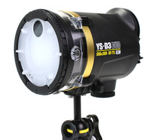 SEA  SEA YS-D3 DUO Underwater Strobe with Difuser Color:Gold 