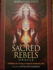 Sacred Rebels Oracle Tarot Cards by Alana Fairchild.used T2