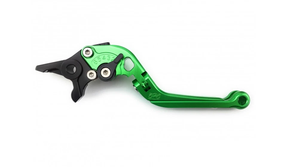 Paire Leviers Repliables Verts KAWASAKI ZX9R ZX-9R ZX9-R ZX900B 1994-1997 - Photo 3/4