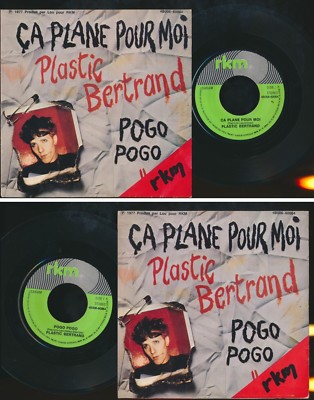 @ PLASTIC BERTRAND 45 TOURS SP 7'' BELGIUM CA PLANE POUR MOI ***BELGIAN PUNK***