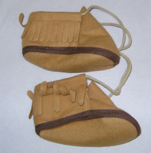 BABY MOCCASINS Moccasin Shoes Size 1, Never Used, NICE! Free Shipping! - Picture 2 of 3